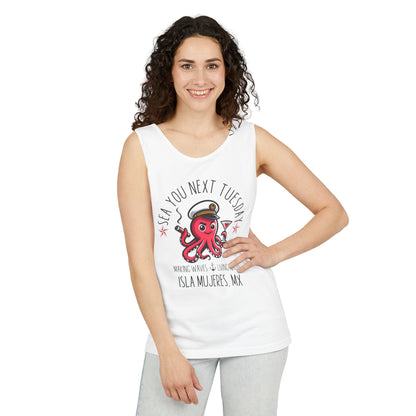 Sea You Next Tuesday Octopus Tank Top — Isla Mujeres Vacation Tee