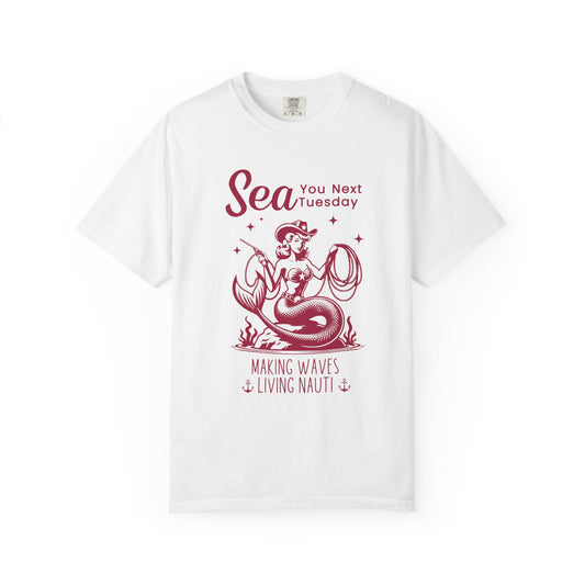 Mermaid Cowgirl red 1717