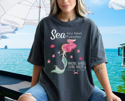 Pretty in Pink Mermaid Tee