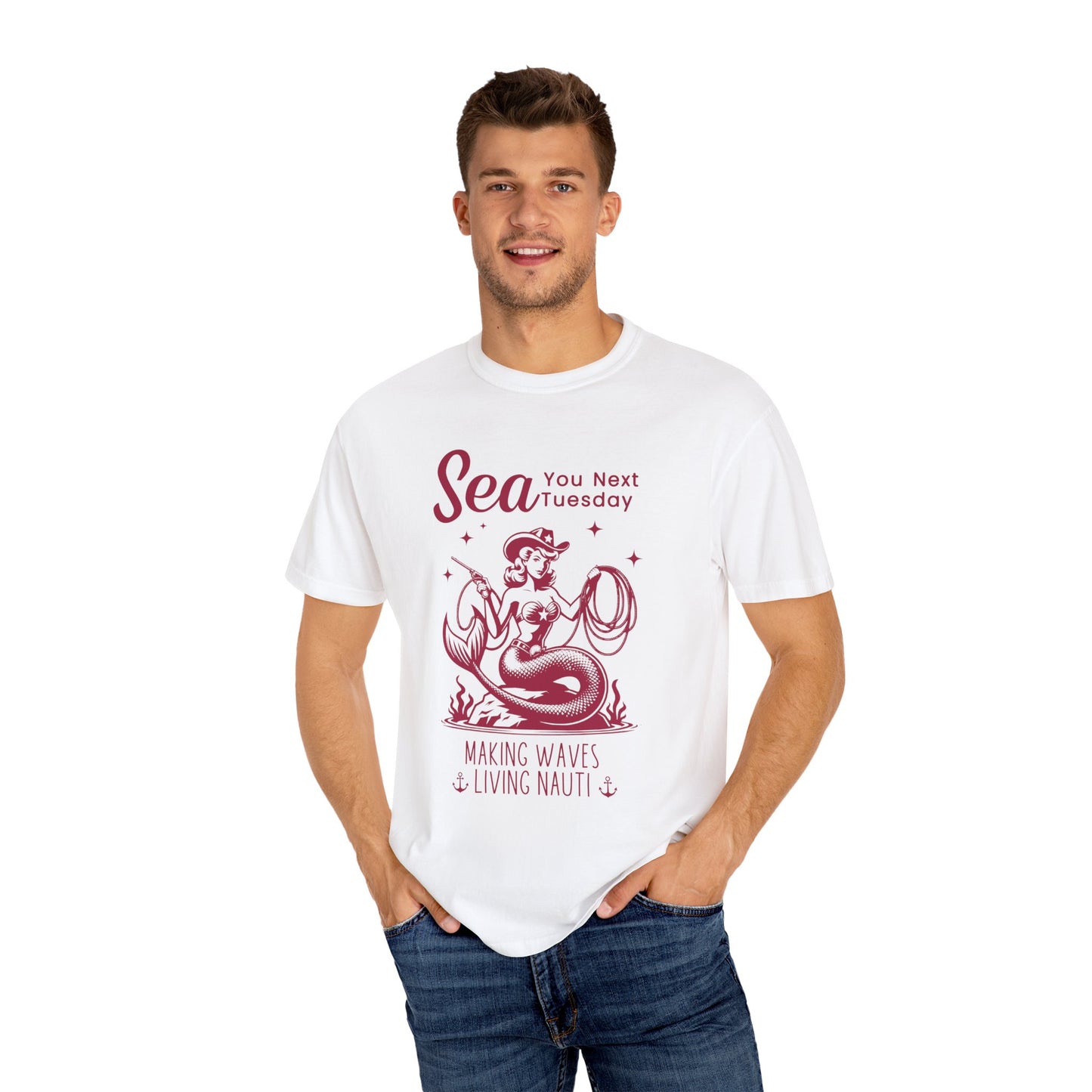 Mermaid Cowgirl red 1717