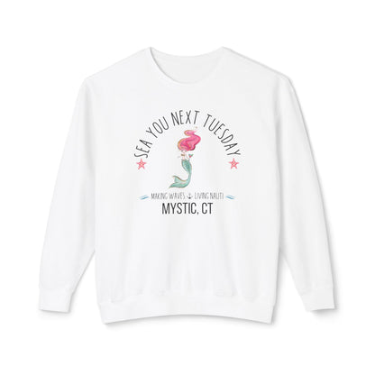 Sea you next Tuesday Unisex Lightweight Crewneck Sweatshirt