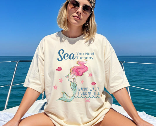Pretty in Pink Mermaid Tee