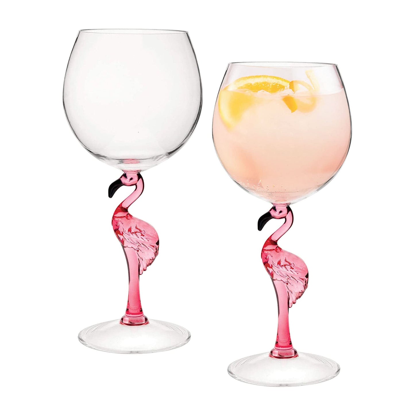 Mermaid Stem Wine Glasses, Shatterproof Acrylic Glass 17 oz, Set of 2